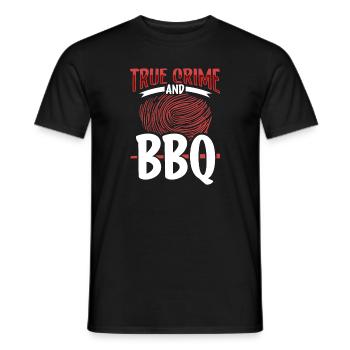 True Crime Murder Spy Crime Intérêt Idée cadeau - T-shirt homme - noir - Devant - AI Model Male 178 light (178cm)