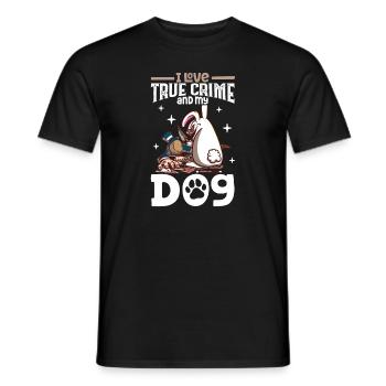 True Crime Murder Spy Crime Intérêt Idée cadeau - T-shirt homme - noir - Devant - AI Model Male 178 light (178cm)