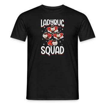 Coccinelle Coccinelle Entomologie Insectes - T-shirt homme - noir - Devant - AI Model Male 178 light (178cm)
