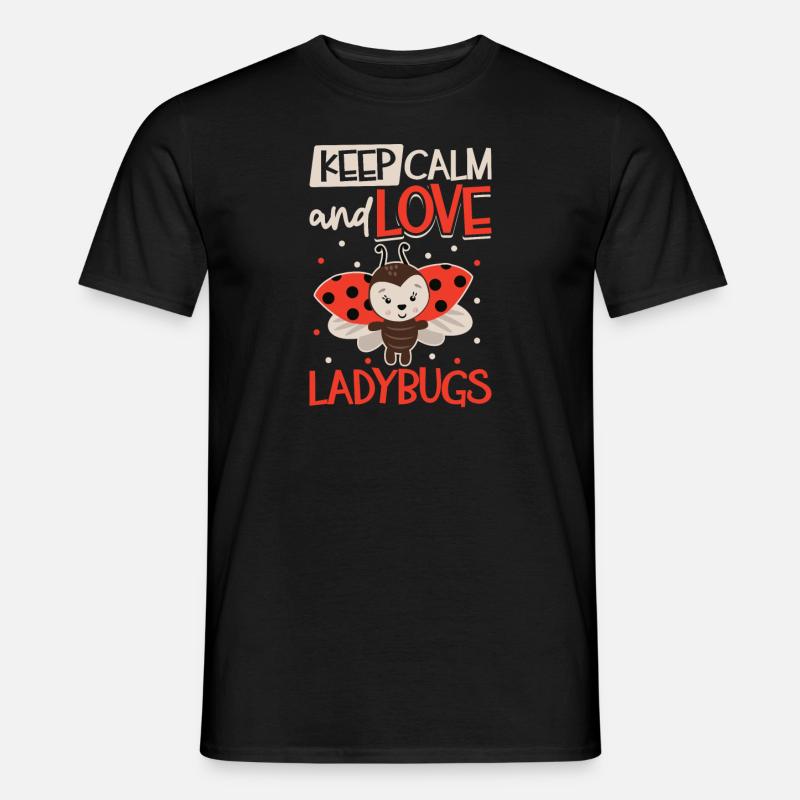 Ladybug Ladybug Entomology Insects - Men’s T-shirt - black