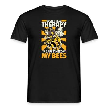 Apiculture apiculteur apiculteur rucher - T-shirt homme - noir - Devant - AI Model Male 178 light (178cm)