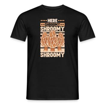 Morels Mushroom Picker Mushroom Farmer Mushroom - T-shirt homme - noir - Devant - AI Model Male 178 light (178cm)
