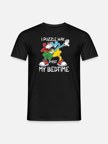 Puzzle Lover Jigzaw Puzzle Jeu de société Puzzler - T-shirt homme - noir