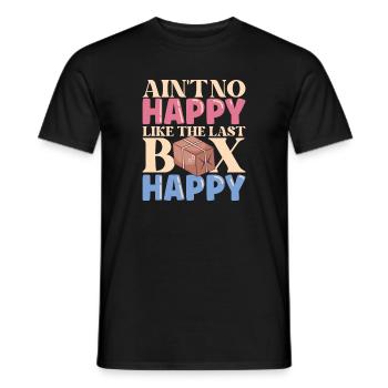 Postal clerk Postlady Postman Post Office - Men's T-Shirt - black - Front - AI Model Male 178 light (178cm)