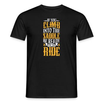 Cowboy Barn Bull Rider Rodeo Country Western - Männer T-Shirt - Schwarz - Vorne - AI Model Male 178 light (178cm)