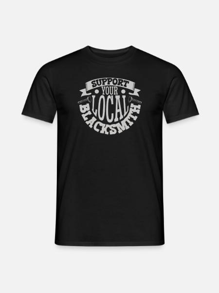 Blacksmith Metalworker Bladesmith Metal - Men's T-Shirt - black