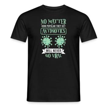 Funny pharmacist pharmacy technician pharmacy - Men's T-Shirt - black - Front - AI Model Male 178 light (178cm)