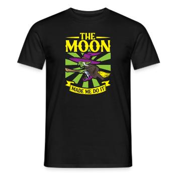 Sorcière Occulte Gothique Sombre Satanique Impie - T-shirt homme - noir - Devant - AI Model Male 178 light (178cm)