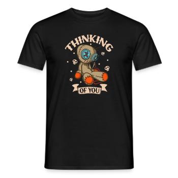 Hexe Okkult Gothic Dunkel Satanisch Unheilige - Männer T-Shirt - Schwarz - Vorne - AI Model Male 178 light (178cm)