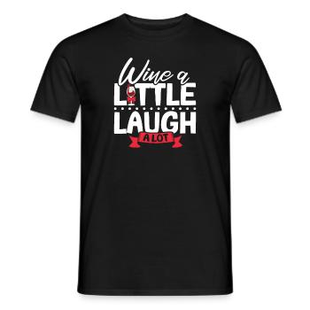 Wine making Wine Maker Wine Lover Wine Fan - Männer T-Shirt - Schwarz - Vorne - AI Model Male 178 light (178cm)