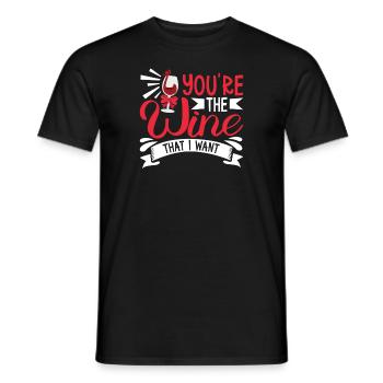 Wine making Wine Maker Wine Lover Wine Fan - Männer T-Shirt - Schwarz - Vorne - AI Model Male 178 light (178cm)