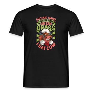 Barbecue Grill Grillades Grillmaster Barbecue Viande de bœuf - T-shirt homme - noir - Devant - AI Model Male 178 light (178cm)