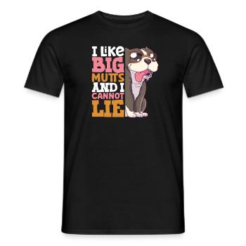 french bulldog english bulldog dog lover bulldog - Männer T-Shirt - Schwarz - Vorne - AI Model Male 178 light (178cm)