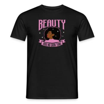 Afro Black Girl Pride Afro Girl Afrocentrique - T-shirt homme - noir - Devant - AI Model Male 178 light (178cm)