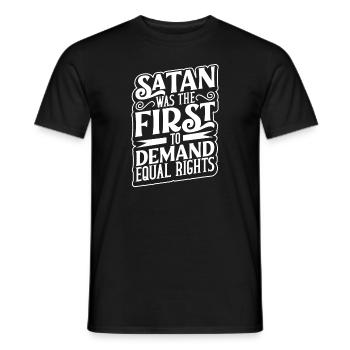 Hexe Okkult Gothic Dunkel Satanisch Unheilige - Männer T-Shirt - Schwarz - Vorne - AI Model Male 178 light (178cm)