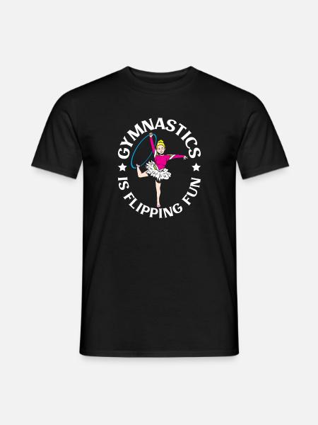 Gymnastique Gymnaste Fille Tumbler Tumbler - T-shirt homme - noir
