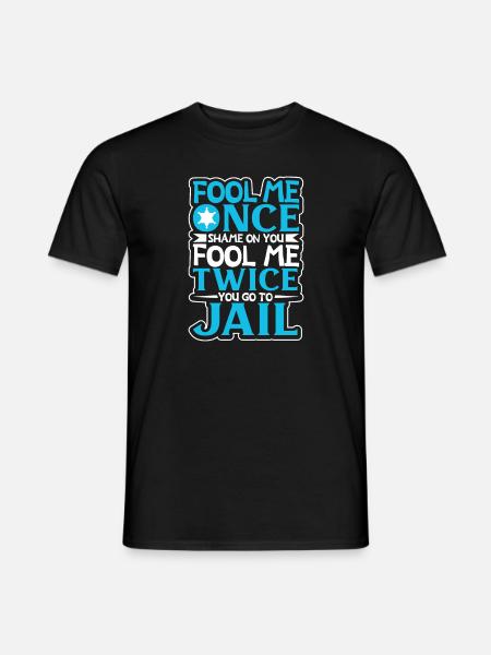 Police Cop Officer Police Office - Men's T-Shirt - black