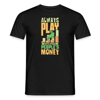 Traders boursiers, traders Forex, trading investisseur - T-shirt homme - noir - Devant - AI Model Male 178 light (178cm)