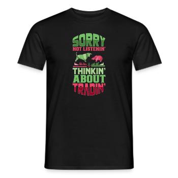 Börsenhändler Forex Trader Investor Trading - Männer T-Shirt - Schwarz - Vorne - AI Model Male 178 light (178cm)