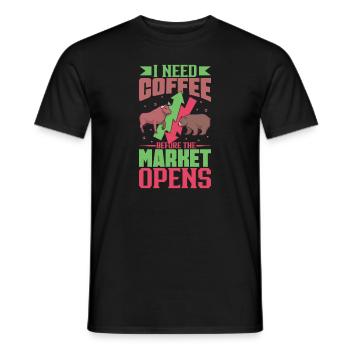 Trader Bourse Trader Forex Trading Investisseur - T-shirt homme - noir - Devant - AI Model Male 178 light (178cm)