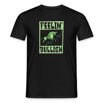 Traders boursiers, traders Forex, trading investisseur - T-shirt homme - noir - Devant - AI Model Male 178 light (178cm)