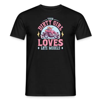 Dirt Bike Dirt Bike Riding Motocross Dirt Biking - T-shirt homme - noir - Devant - AI Model Male 178 light (178cm)