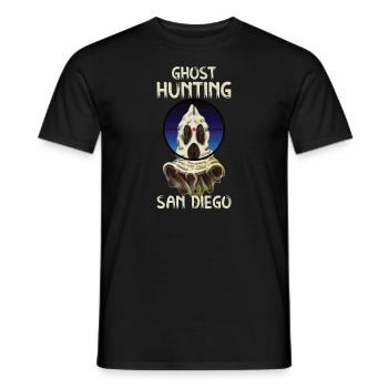 Paranormal Investigator San Diego Ghost Hunter - Männer T-Shirt - Schwarz - Vorne - AI Model Male 178 light (178cm)