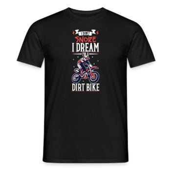 Dirt Bike Dirt Bike Riding Motocross Dirt Biking - T-shirt homme - noir - Devant - AI Model Male 178 light (178cm)