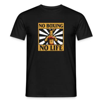 Boxe féminine Boxe féminine Boxeuse féminine - T-shirt homme - noir - Devant - AI Model Male 178 light (178cm)