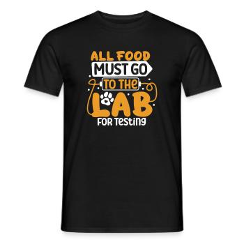 Golden Retriever Mom Dog Puppie Dog Sitter - Männer T-Shirt - Schwarz - Vorne - AI Model Male 178 light (178cm)