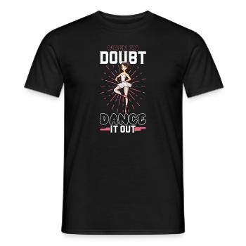 Ballet Ballerine Danse Danseuse Danse Ballet Cadeau - T-shirt homme - noir - Devant - AI Model Male 178 light (178cm)