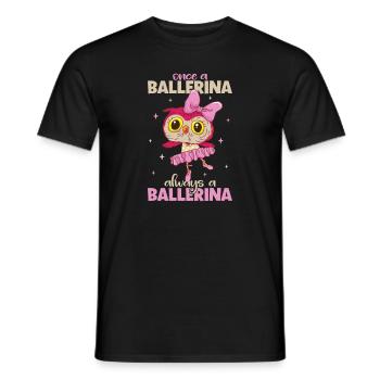 Ballet Ballerine Danse Danseuse Danse Ballet Cadeau - T-shirt homme - noir - Devant - AI Model Male 178 light (178cm)