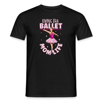 Ballet Ballerina Dance Dancer Dancing Ballet Gift - Männer T-Shirt - Schwarz - Vorne - AI Model Male 178 light (178cm)