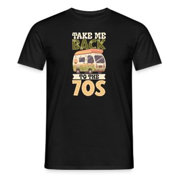 Hippie Lifestyle Flower Power Free Spirit Harmony - Männer T-Shirt - Schwarz - Vorne - AI Model Male 178 light (178cm)