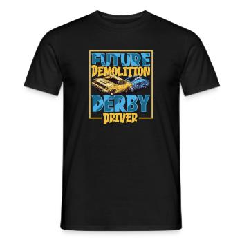 Demo Derby Demolition Derby Demolition Derby - Men's T-Shirt - black - Front - AI Model Male 178 light (178cm)