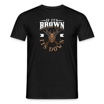 Chasse au cerf Chasseurs de cerfs Saison de chasse au chevreuil Chasse au chevreuil - T-shirt homme - noir - Devant - AI Model Male 178 light (178cm)