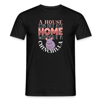 Chinchilla Liebhaber Geschenk Geschenkidee - Männer T-Shirt - Schwarz - Vorne - AI Model Male 178 light (178cm)