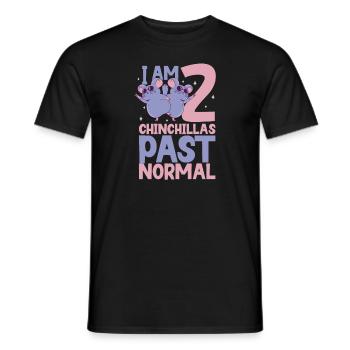 Chinchilla Liebhaber Geschenk Geschenkidee - Männer T-Shirt - Schwarz - Vorne - AI Model Male 178 light (178cm)