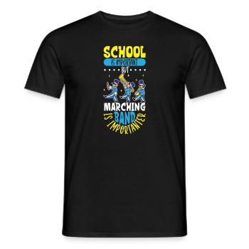 Musique de répétition de l’école clarinettiste de fanfare - T-shirt homme - noir - Devant - AI Model Male 178 light (178cm)