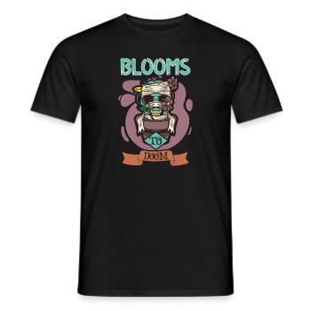 Horror Garden Gardener Zombie Plant Gardening - Men's T-Shirt - black - Front - AI Model Male 178 light (178cm)
