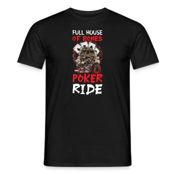 Poker Casino Poker Player Gambling Roulette - Männer T-Shirt - Schwarz - Vorne - AI Model Male 178 light (178cm)