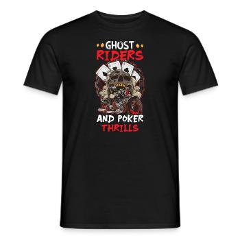 Poker Casino Poker Player Gambling Roulette - Männer T-Shirt - Schwarz - Vorne - AI Model Male 178 light (178cm)