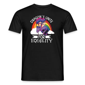 Pansexual Gay Pansexuality Asexual Asexuality - Men's T-Shirt - black - Front - AI Model Male 178 light (178cm)
