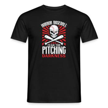 Baseball Cards Baseball Player Baseball Fan Gift - Männer T-Shirt - Schwarz - Vorne - AI Model Male 178 light (178cm)