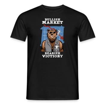 Traders boursiers, traders Forex, trading investisseur - T-shirt homme - noir - Devant - AI Model Male 178 light (178cm)