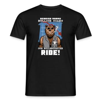 Börsenhändler Forex Trader Investor Trading - Männer T-Shirt - Schwarz - Vorne - AI Model Male 178 light (178cm)