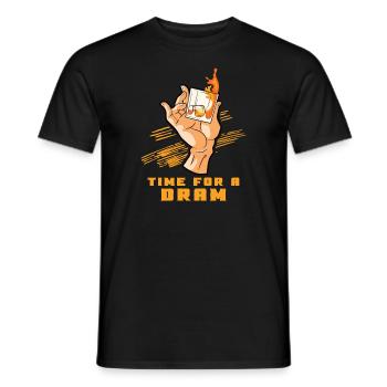 Whiskey-liebhaber Cheers Whiskey-bar Reiches Aroma - Männer T-Shirt - Schwarz - Vorne - AI Model Male 178 light (178cm)