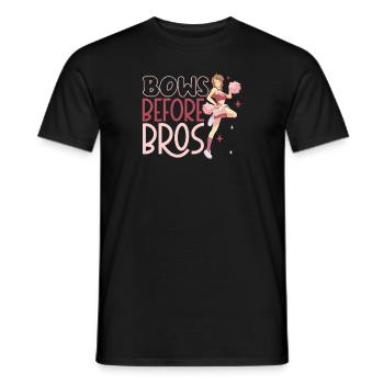 Tenue de pom-pom girl - T-shirt homme - noir - Devant - AI Model Male 178 light (178cm)