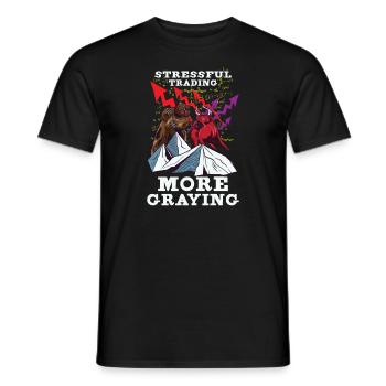 Börsenhändler Forex Trader Investor Trading - Männer T-Shirt - Schwarz - Vorne - AI Model Male 178 light (178cm)