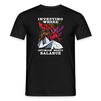 Börsenhändler Forex Trader Investor Trading - Männer T-Shirt - Schwarz - Vorne - AI Model Male 178 light (178cm)
